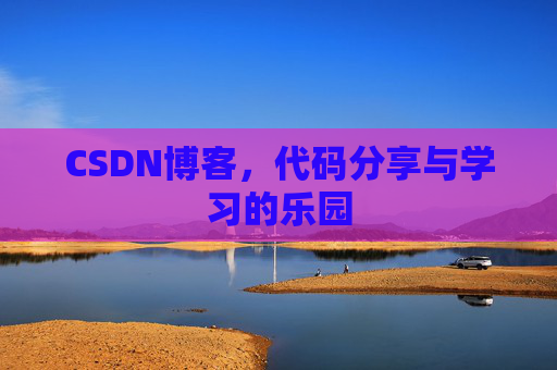 CSDN博客,代码分享与学习的乐园